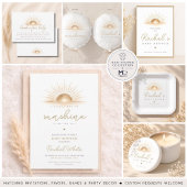 Zonneschijn Baby Shower Spel Hoe Groot Is Mamma's Poster