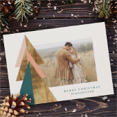 Minimale kerstboomkaart kaart