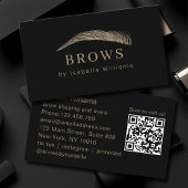 Minimal Elegant Eyebrow Salon Pricelist Acryl Bord