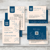 Minimaal Verlaat Chinees Huwelijk RSVP met QR Code