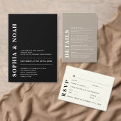 Eenvoudig modern minimalistisch trouwretouradres  zelfinktende stempel (Personaliseer de collectie van deze zelfstandige maker.)