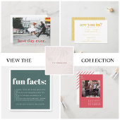 Minimale typografie | 70s Retro bruiloft gastenboe Gastenboek