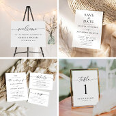 Minimale uitnodiging voor bridal-schoeisel