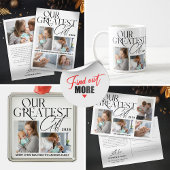 Minimalistische Baby-aankondiging Kerstmis Etiket