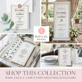 Coquette Boog Bruiloft Minimalistisch Elegant Etiket