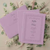 Modern Dusty Rose Script Kindly Reply Wedding RSVP Kaartje (Personaliseer deze collectie van deze onafhankelijke maker. Test)