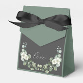 Elegante Gele Zonnebloempel Nummer 8 Bruiloft Wijn Etiket