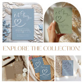 Minimalistisch Sage Green Elegant Modern Baby show Bedankkaart