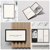 Minimalistische luxe boetiek  zelfinktende stempel