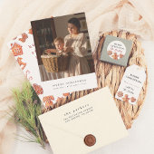 Eenvoudige familienaam en adres rubberstempel