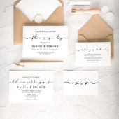 Minimalistische moderne Matron of Honor-voorstelka Kaart