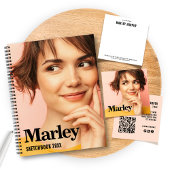 Moderne minimalistische eenvoudige leuke professio vierkante visitekaartje