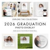 Fotobekleding QR-codescriptgraduatie-partij All In One Uitnodiging
