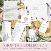 Minimalistisch weddenschap script Modern Simple Ty Ronde Sticker