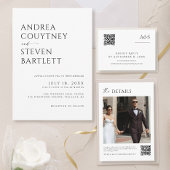 Bladwijzer foto Oud geld bruiloft Save The Date