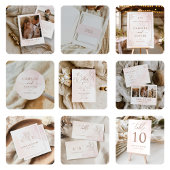 Eenvoudige botanische rustieke bruiloft uitnodigingen wikkel