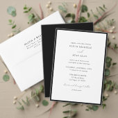 Palm Tree Beach Trouwkamer Block Enclosure Kaart (Personaliseer deze collectie van deze onafhankelijke maker. Test)