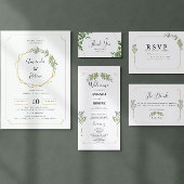 Minimalistische Witte Lijst Gouden Tafelnummers