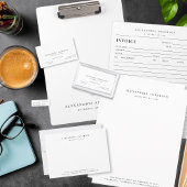 Minimalistisch wit jurylid klembord