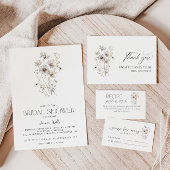 Wildflower bruids recept voor de bruid te zijn informatiekaartje