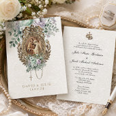 Elegant katholiek traditioneel massaweddenschap