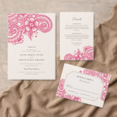 Mod Mehandi Wedding Uitnodiging (Personaliseer de collectie van deze zelfstandige maker.)