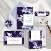 Elegant Schilderen Moderne Borstel Lijn Bruiloft Kaart