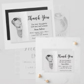 Baby Foto Dank u scriptaankondiging Aankondiging