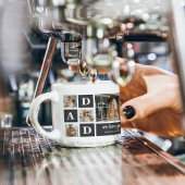 Modern Black | Foto van collage | Pap Best Gift Latte Mok