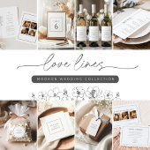 Typografie Zwart-wit bruiloft welkom Poster