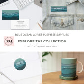 Fun Mum Pasen Quote Blue Ocean Waves Schort