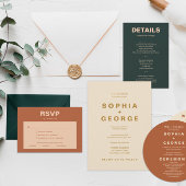 Modern Boho Jewel Earth Tone Weddenschap Favor Bag Bedankzakje