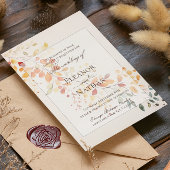 Moderne Boho Waterverf herfstbladeren bruiloft Bedankdoosjes