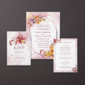 Bourgogne Herfst Bouquet laat een legant bruiloft  Bedankdoosjes (Personaliseer de collectie van deze zelfstandige maker.)