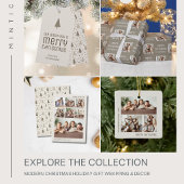 Moderne Kerstbomen Beige Satijnen Lint