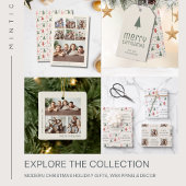 Prettig Kerstfeest Foto Inpakpapier Vel