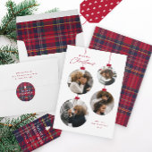 Modern Plaid Christmas  Schort