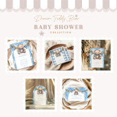 Het moderne Denim Teddy Bear Baby shower Servet