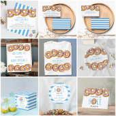 Modern Donut Boys Baby shower Sprinkle Bedankdoosjes