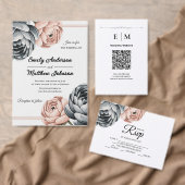 Modern Dusty Roos Designer Retour-adreslabels Etiket (Personaliseer de collectie van deze zelfstandige maker.)