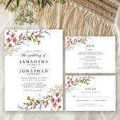 Bruid met elegante schrift Herbstbloemen Tote Bag