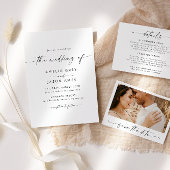 Bent u mijn Ring Bearer Modern Elegant Script? Kaart