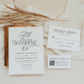 Modern Elegant Zwart Typografie Bruiloft Mimosa Ba Acryl Bord