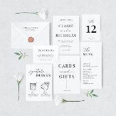 Modern Elegant Wedding Open Bar Sign