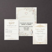 Modern Elegant Wedding Invitation (Personaliseer de collectie van deze zelfstandige maker.)