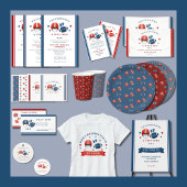 Touchdowns en kleine tenen, Football baby shower Kaart