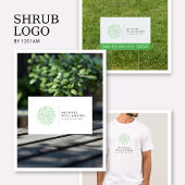 Moderne tuinman Landschapsstruik Logo T-shirt