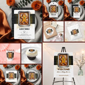 Moderne peperkoek in Pan Baby shower Kaart