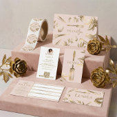 Luxury Blush Pink Gold Beauty Nail Manicure Studio Visitekaartje
