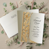 Moderne gouden  bruidsdoucheuitnodiging kaart (Personaliseer deze collectie van deze onafhankelijke maker. Test)